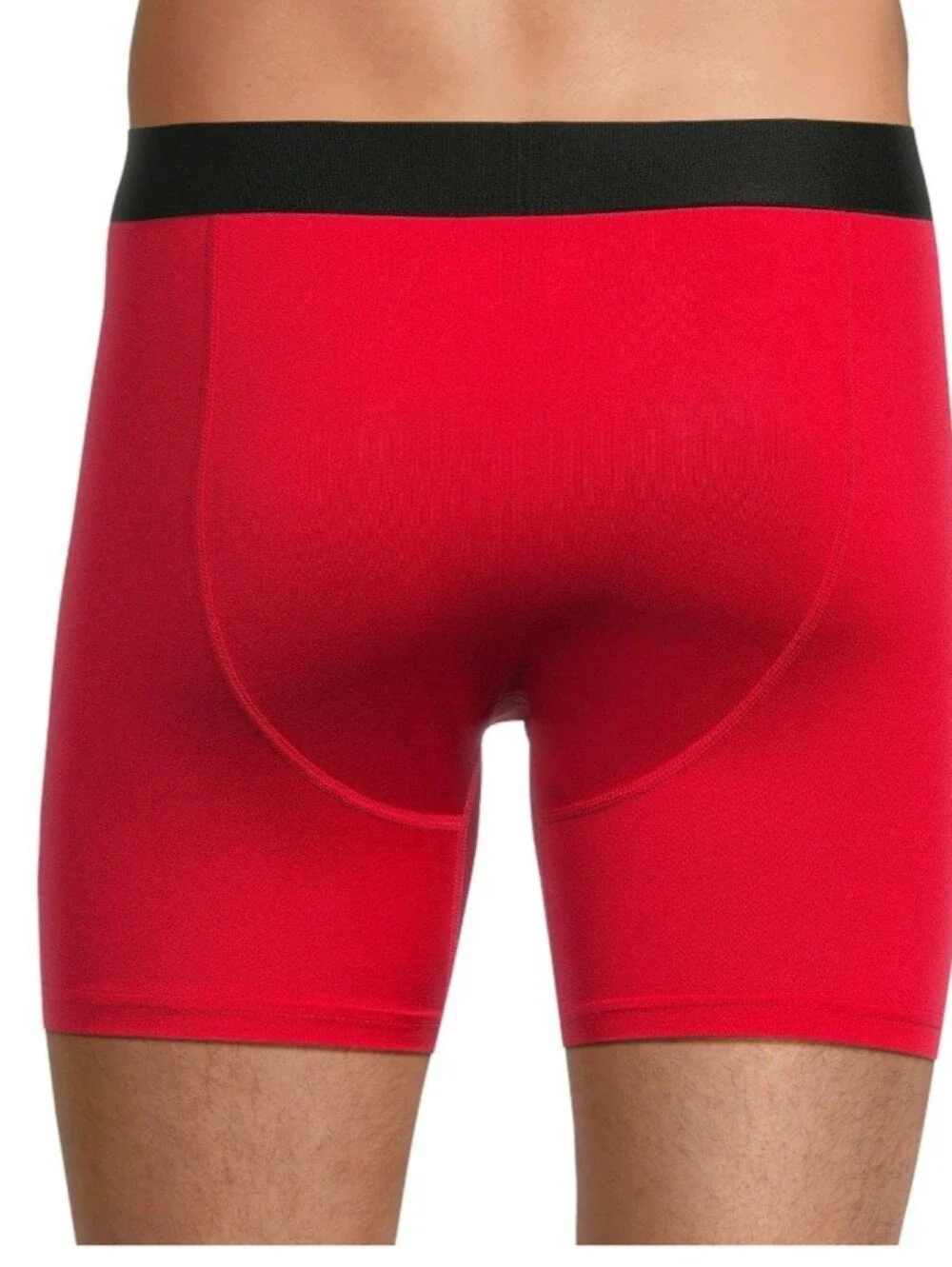 No Boundaries.3-Pack Men's Stretch Boxer Briefs. Black, Gray & Red. Size XL. NWT